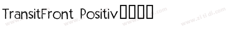 TransitFront Positiv字体转换